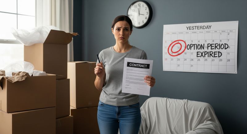 Real Estate Contract with an Expired Deadline