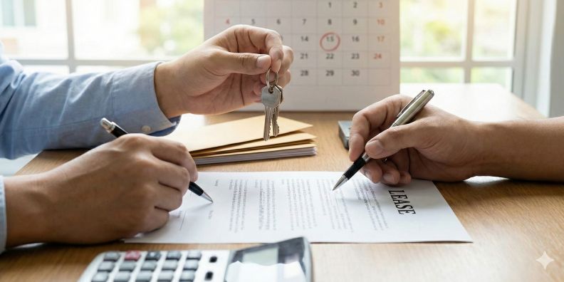 Landlord Collecting Security Deposit and Rent