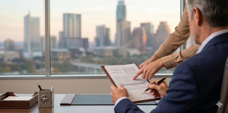 Landlord Tenant Approval via Property Management Company Reviewing Texas Tenant Selection Criteria