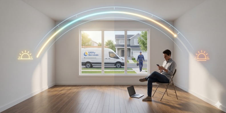 The 8-to-5 Trap: Dealing with Massive Vendor Arrival Windows Trapped in an Empty House: The Reality of Utility Wait Times