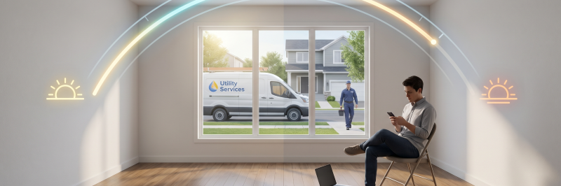 The 8-to-5 Trap: Dealing with Massive Vendor Arrival Windows Trapped in an Empty House: The Reality of Utility Wait Times